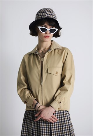 VINTAGE AQUASCUTUM HOUSE CHECK LINING JACKET