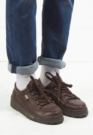 VINTAGE BROWN TRINITY LEATHER SHOES