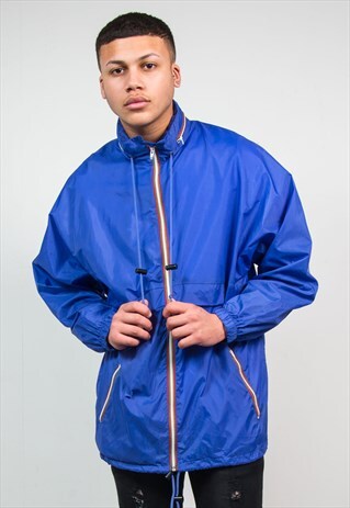 VINTAGE WATERPROOF CAGOULE RAIN JACKET