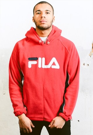 VINTAGE 90S FILA FLEECE HOODIE
