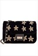 STARS EMBROIDERY CHAIN BAG