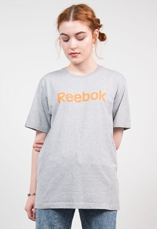 VINTAGE 90'S GREY REEBOK OVERSIZET-SHIRT