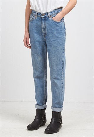 VINTAGE BLUE LEVI'S 512 FIT DENIM JEANS