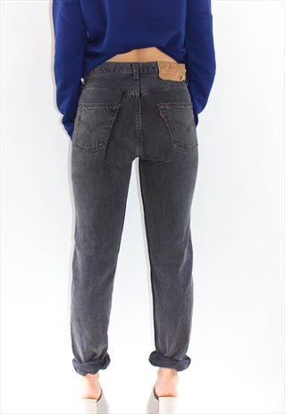 VINTAGE FADED WASH 501 BUTTON FLY JEANS