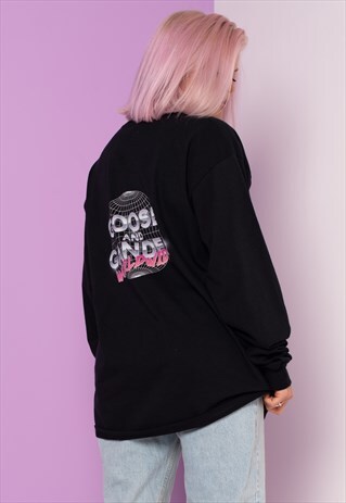 G&G UNISEX BLACK WORLDWIDE L/S TEE