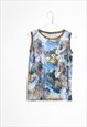 Y2K COLOURFUL VELVET GRAPHIC ANGEL BABY DOLL STYLE BOW TOP