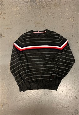 Tommy Hilfiger Knitted Jumper Striped Patterned Sweater 