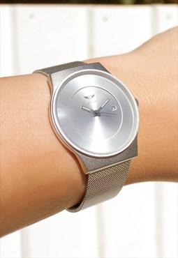 Silver Watch with Date