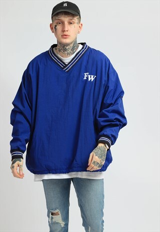 VINTAGE CHAMPION ZIPLESS SHELL JACKET