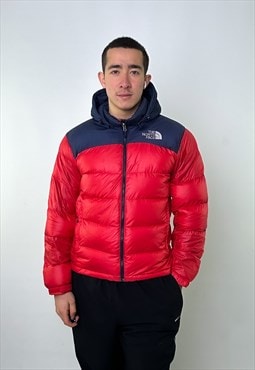 Red 90s The North Face 700 Series Puffer Jacket Coat