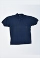 Vintage 90's Kenzo Polo Shirt Navy Blue