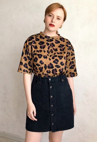 LEOPARD TOP & SHORTS CO-ORD TWIN SET