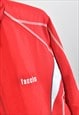 VINTAGE 00S SHELL TRACK JACKET IN RED