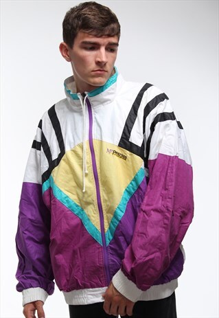 VINTAGE FESTIVAL GEOMETRIC SHELL JACKET