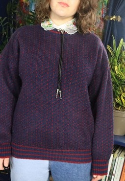 Vintage 90s Spotty Spotted Spots Spot Pattern Jumper Sweater
