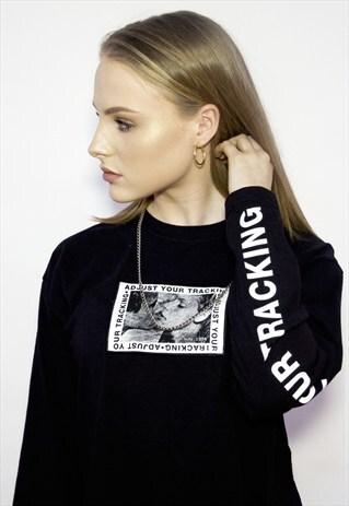 'ADJUST YOUR TRACKING' LONG SLEEVE T-SHIRT