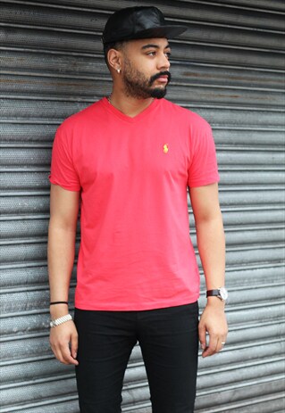 VINTAGE RALPH LAUREN RED T-SHIRT
