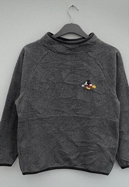 Vintage Mickey unlimited Mickey Mouse grey fleece small 