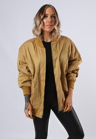 HEAD BOMBER JACKET PLAIN OVERSIZED VINTAGE UK 18 (FBAY)