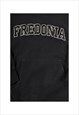 VINTAGE FREDONIA HOODIE SWEATSHIRT BLACK SMALL