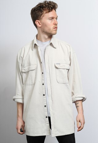 VINTAGE CORDUROY SHIRT CREAM