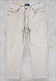 Polo Ralph Lauren Corduroy Trousers Beige Men's W34 L32
