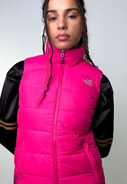 Pink y2ks The North Face 700 Series Puffer Jacket Coat Gilet