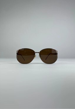 Longchamp Vintage Sunglasses Round Oversized Oval RESTORED