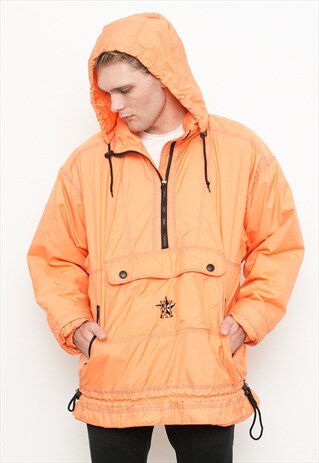 ORANGE PUFFER JACKET