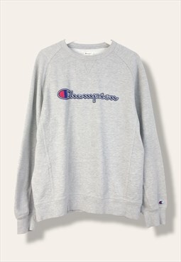 Vintage Champion Sweatshirt Athletic in Grey L