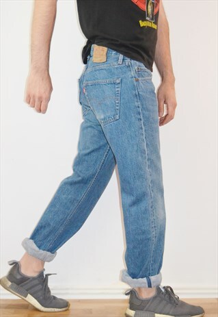 VINTAGE 90S LEVIS 501 BLUE JEANS MADE IN FRANCE