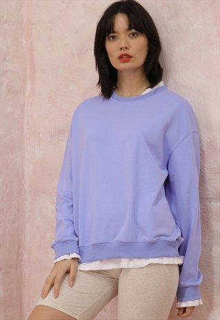PROMISE LOUNGE STYLE SWEATER - SKY BLUE