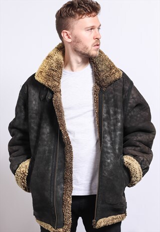 VINTAGE SUEDE AVIATOR JACKET