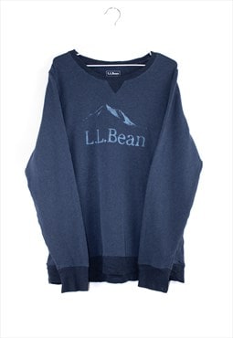 Vintage LL Bean Classic Sweatshirt in Blue L