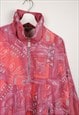 TRIUMPH VINTAGE 90'S JACKET WINDBREAKER RETRO CRAZY PRINT