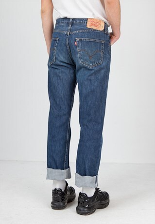 VINTAGE BLUE LEVI'S 501 FIT DENIM JEANS