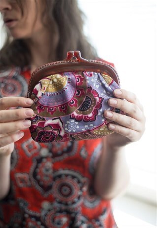 VINTAGE 70'S PATTERNED PURSE
