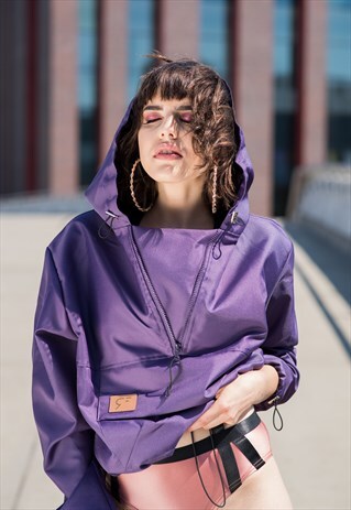VIOLET SOFTSHELL HOODIE