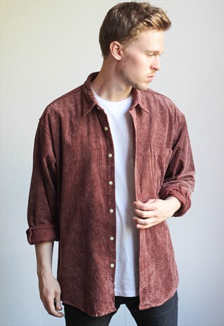VINTAGE OVERSIZED CORDUROY SHIRT
