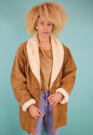 VINTAGE 90'S SHEARLING JACKET