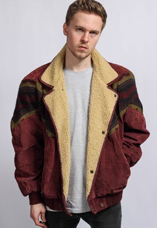 VINTAGE AZTEC SHERPA JACKET