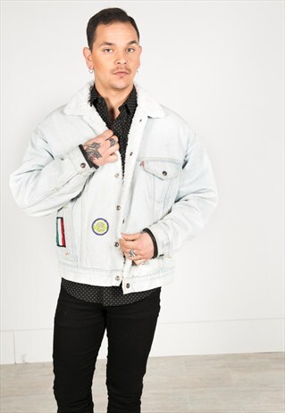 LAST UNIT SALE / VINTAGE 80S LEVI'S WINTER SHEEPSKIN JACKET