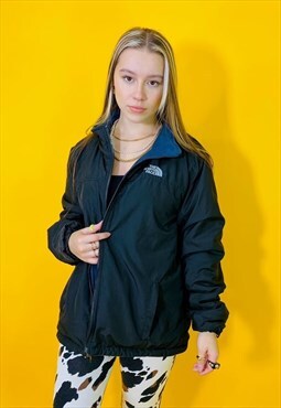 Vintage North Face Reversible Puffer Bomber Coat 