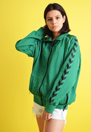 90'S HUMMEL ATHLEISURE BLOCKED SPORTS TRACKSUIT JACKET