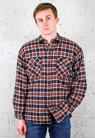 CHECK JACKET WITH SHEARLING STYLE LINING
