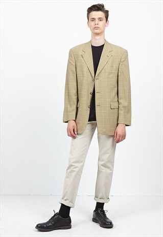 VINTAGE BEIGE BARISAL BLAZER JACKET