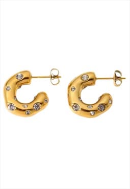 Demi Hoop Earrings