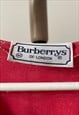 COTTON POLKA DOT SHORT SLEEVE BUTTON UP SHIRT BY BURBERRYS