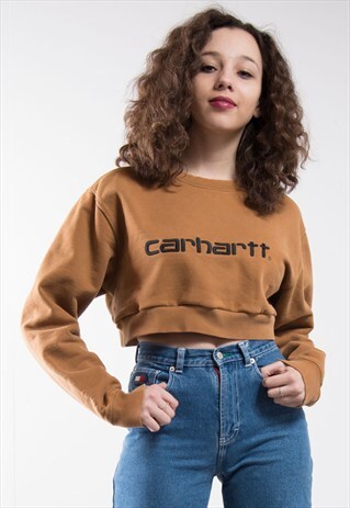 VINTAGE CARHARTT CROPPED SWEATSHIRT SWEATER