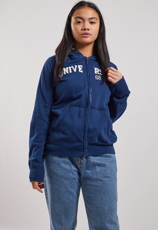 VINTAGE UNIVERSITY ZIP-UP HOODIE